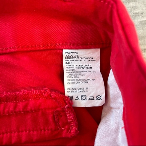 Nautica Red Shorts Size 4 with 5 inch inseam - Picture 3 of 6